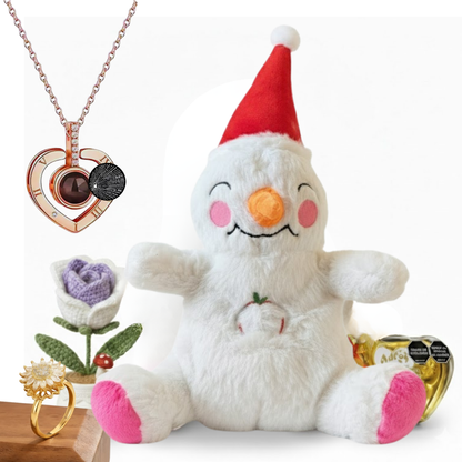 Peluche de muñeco de nieve respirador